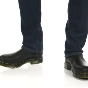 Dr. Martens 2976 Snowplow Chelsea Boots Mens Matte Black Leather New in Box